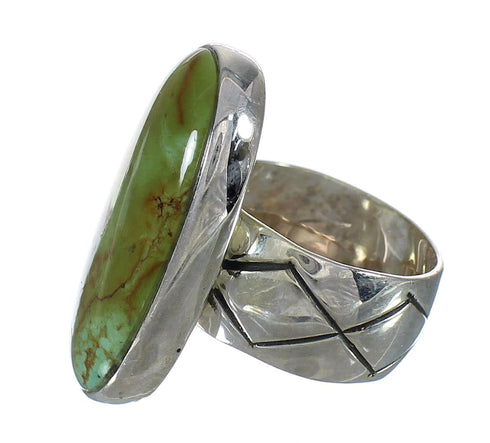 Turquoise Sterling SilverJewelry Southwest Ring Size 6-1/2 AX92629